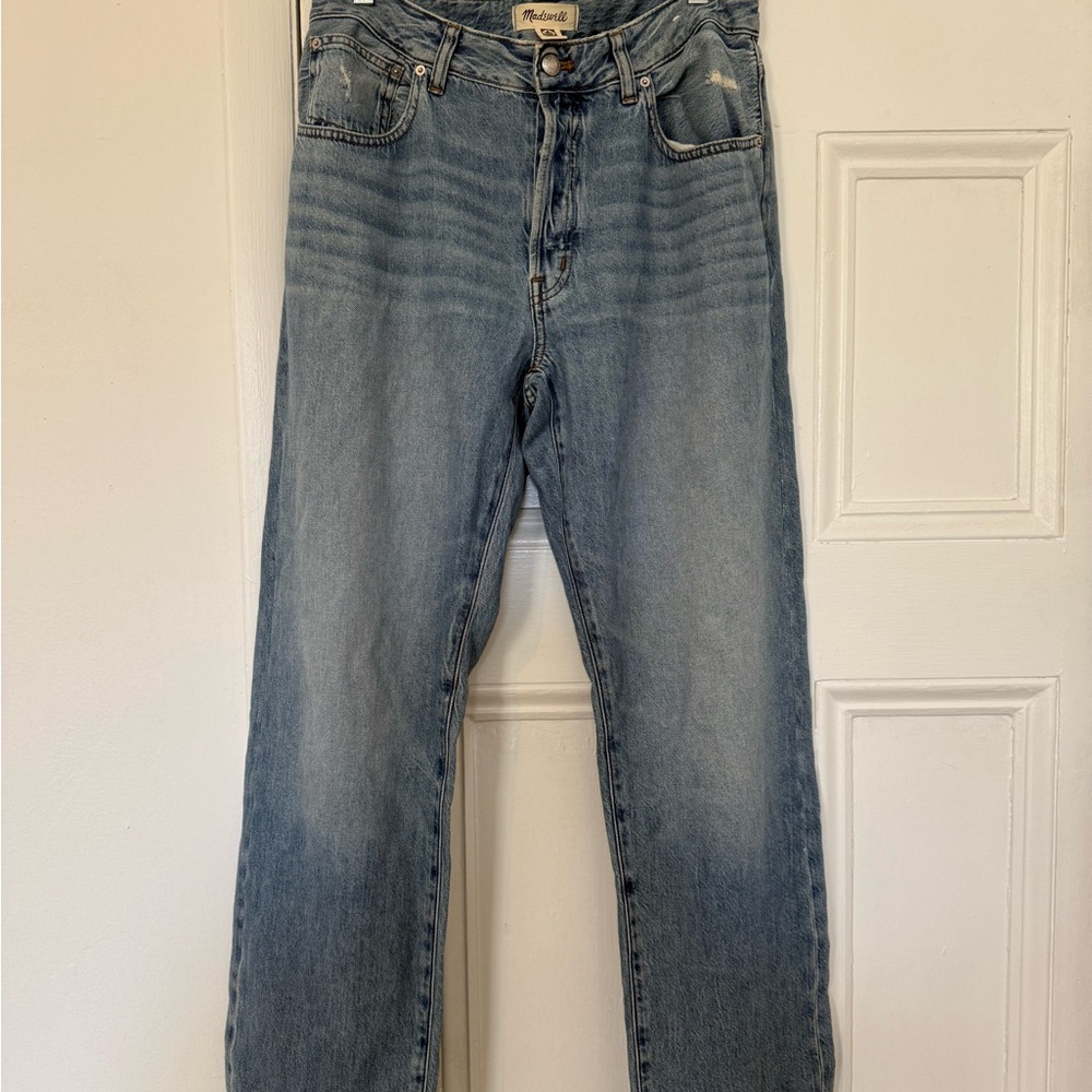 Madewell Curvy Dean Easy Straight Denim